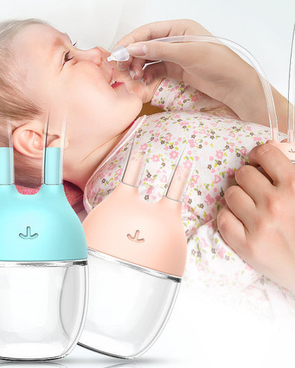 Convenient Baby Safe Nose Cleaner Vacuum Suction Nasal Mucus Runny Aspirator Inhale Baby Kids Healthy Care Stuff - Vibes Harmony