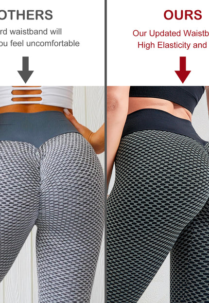 TIK Tok Leggings Women Butt Lifting Workout Tights Plus Size Sports High Waist Yoga Pants Small Amazon Banned