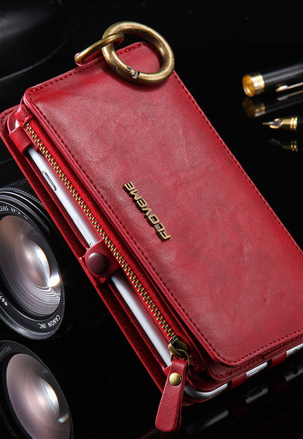Luxury PU Leather Case For 8 Plus X XR XS Max 11 Flip Stand Wallet Cases For  8 7 Plus 6s SE Pouch Capinhas