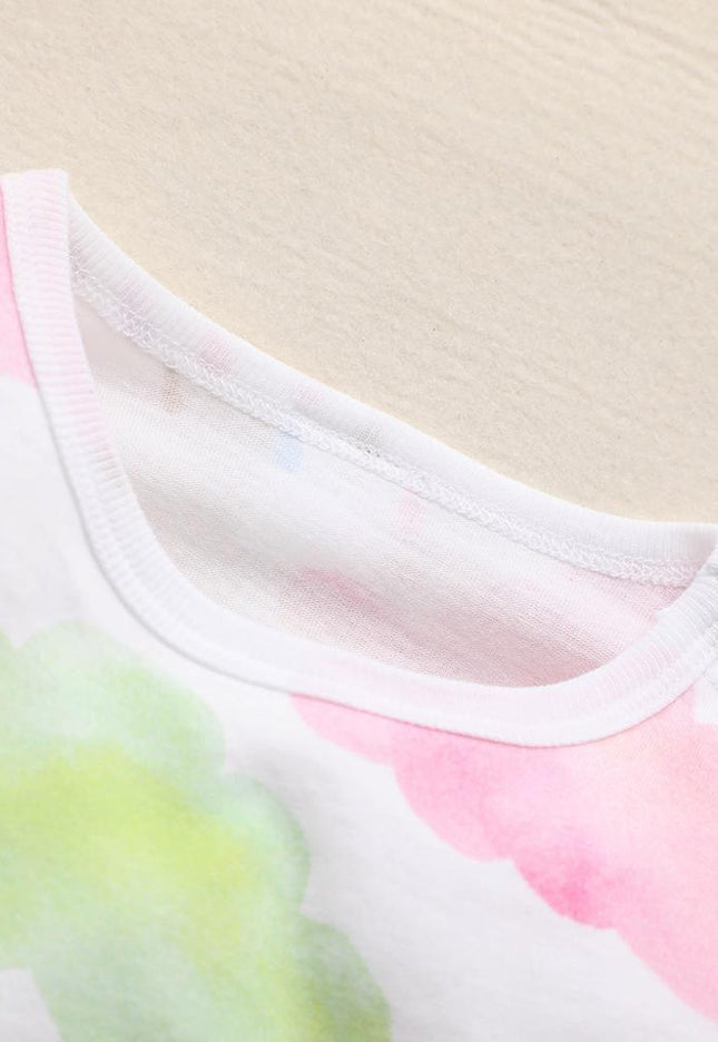Colorful cloud baby one-piece clothes