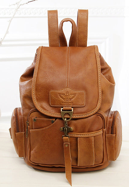 Retro shoulder bag female 2021 new female bag fashion trend hook women's backpack student bag