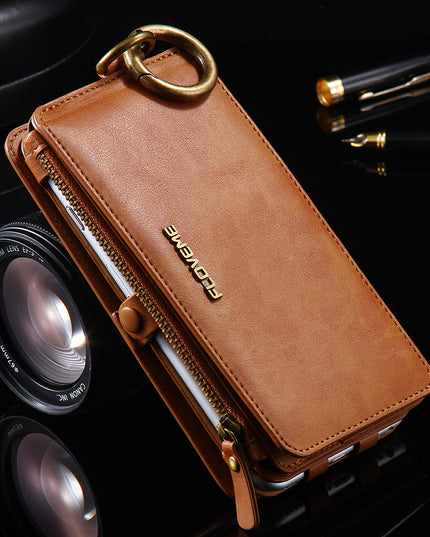 Luxury PU Leather Case For 8 Plus X XR XS Max 11 Flip Stand Wallet Cases For  8 7 Plus 6s SE Pouch Capinhas - Vibes Harmony