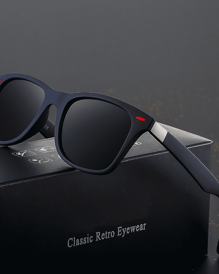 Classic Men's Polarized Sunglasses Stylish Personality Nail Sunglasses Retro Driving Glasses - Vibes Harmony