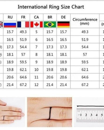 Double Stackable Set Rings 2Pcs For Women Wedding Engagement Party Finger-rings Good Quality Statement Jewelry Hot Sale Huitan Double Stackable Set Rings 2Pcs For Women Wedding Engagement Pa - Vibes Harmony
