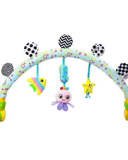 Baby Musical Mobile Toys for Bed Stroller Plush Baby Rattles Toys for Baby Toys 0-12 Months Infant - Vibes Harmony
