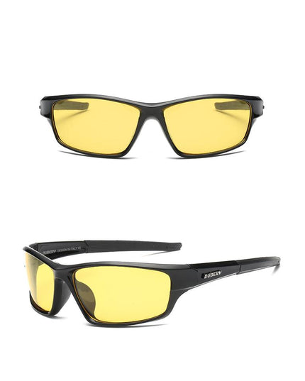 DUBERY New Retro Men Polarized Sunglasses Daily Leisure Travel Sports Men Sun Glasses Anti-Glare UV400 Outdoor Goggles D1 - Vibes Harmony