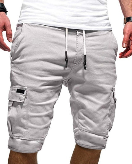 Men Casual Jogger Sports Cargo Shorts Military Combat Workout Gym Trousers Summer Mens Clothing - Vibes Harmony