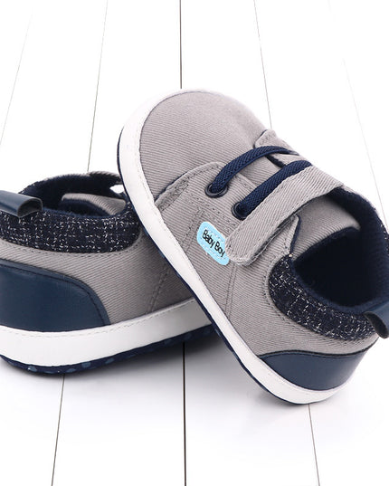 Baby Shoes Soft Sole Baby Shoes Male Baby Velcro Toddler Shoes - Vibes Harmony