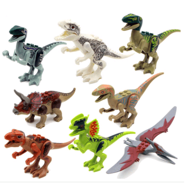 Building Blocks Mini Dinosaur Bricks Figures Kids Toys For Children - Vibes Harmony