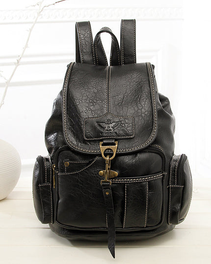 Retro shoulder bag female 2021 new female bag fashion trend hook women's backpack student bag - Vibes Harmony