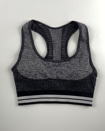 Seamless knitted quick-drying sports yoga suit