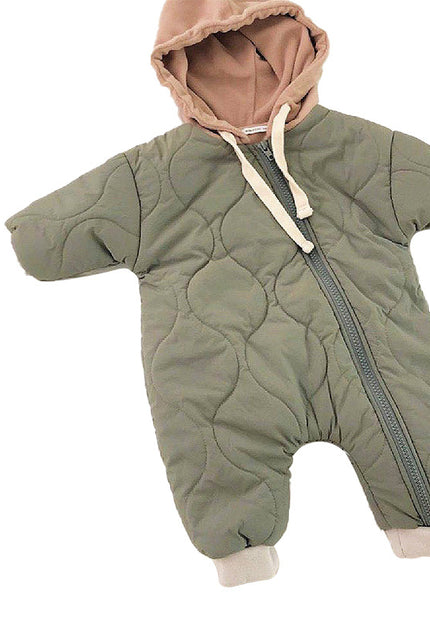 Baby Padded Quilted jumpsuit Outing Clothes