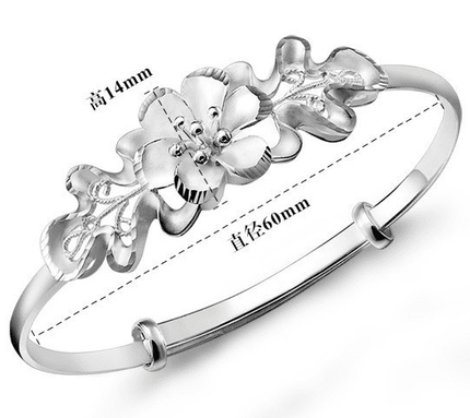 Sweet Bauhinia Adjustable Bracelet Woman Flower Vera Bracelet - Vibes Harmony