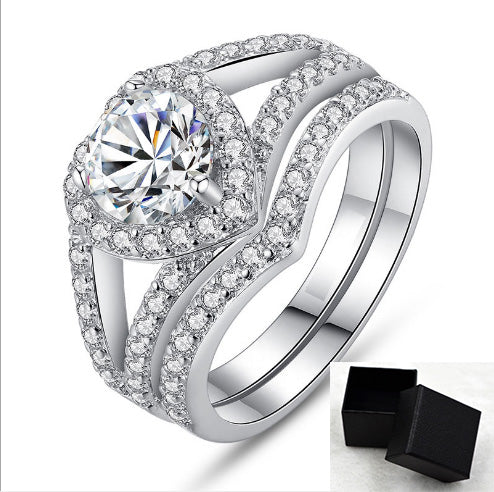 Heart-shaped Diamond Ring