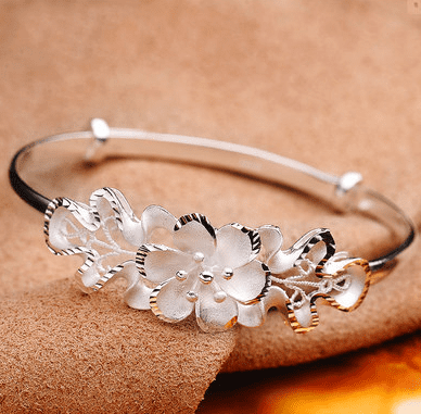 Sweet Bauhinia Adjustable Bracelet Woman Flower Vera Bracelet - Vibes Harmony
