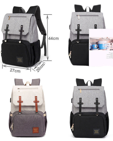 Diaper Mummy Daddy Backpack Baby Stroller Bag - Vibes Harmony