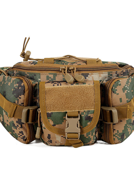 Outdoor military fan tactical belt bag