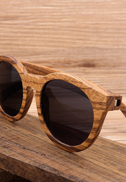 Wooden eco-friendly men's sunglasses