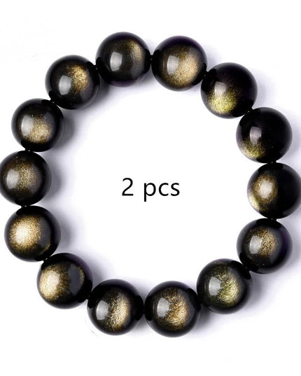 Gold Sapphire Bracelet High Quality Natural Laps Bracelets For Men And Women - Vibes Harmony