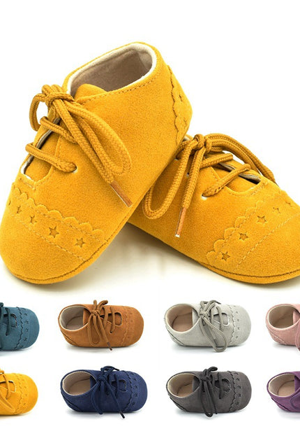 Spring And Autumn Lace Leisure, 0-1 Year Old Baby Toddler Shoes, Soft Soles Baby Shoes