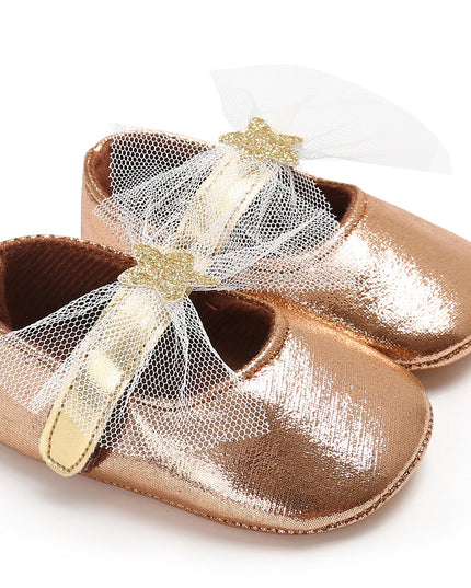 Star lace, baby princess shoes, toddler shoes, soft soled shoes, baby shoes - Vibes Harmony