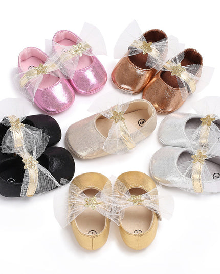 Star lace, baby princess shoes, toddler shoes, soft soled shoes, baby shoes - Vibes Harmony