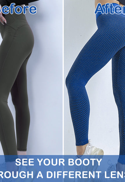 TIK Tok Leggings Women Butt Lifting Workout Tights Plus Size Sports High Waist Yoga Pants