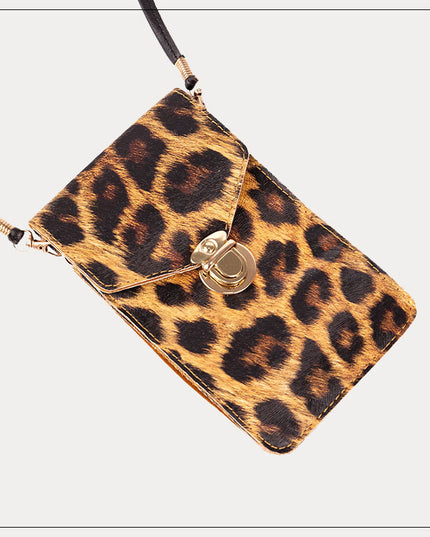 Retro leopard print phone bag - Vibes Harmony