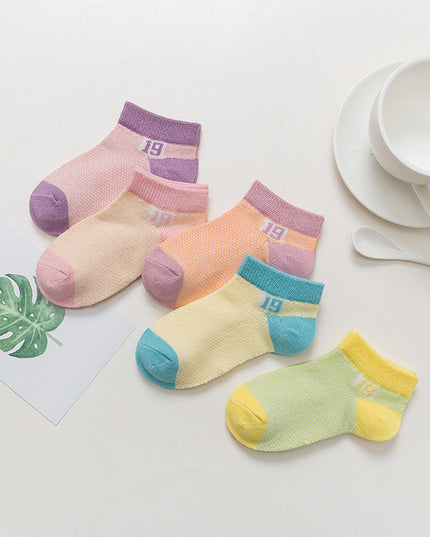 Cotton breathable male and female baby socks - Vibes Harmony