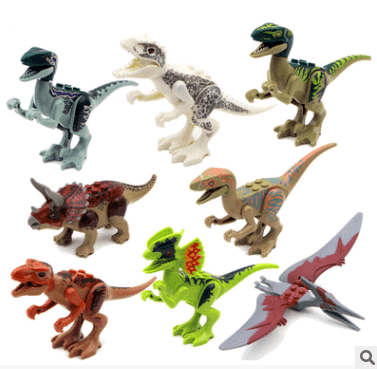Building Blocks Mini Dinosaur Bricks Figures Kids Toys For Children - Vibes Harmony