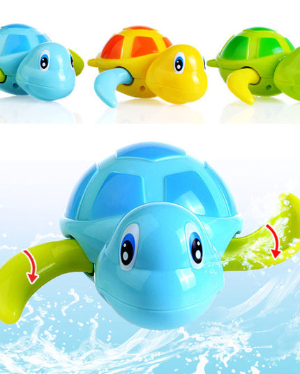 Baby Tortoise Bathroom Toys Baby Bathing In Water Swimming - Vibes Harmony