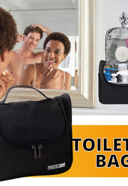 Travel Toiletry Bag Dopp Kit For Men & Women Cosmetics Makeup Shaving Organizer