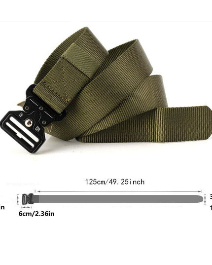 Military Tactical Belt Heavy Duty Security Working Utility Nylon Army Waistband - Vibes Harmony