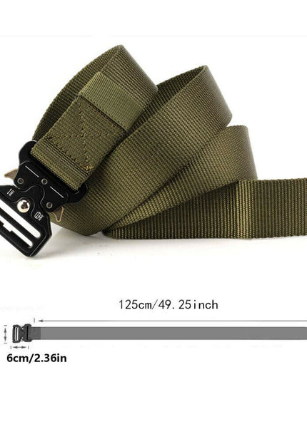 Military Tactical Belt Heavy Duty Security Working Utility Nylon Army Waistband