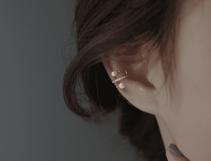 Niche Women's Pearl Ear Clips Without Pierced Ears - Vibes Harmony