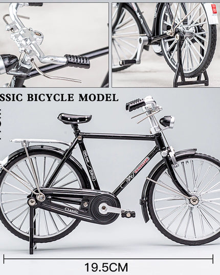 Alloy Eight Bars Traditional Old-Fashioned Bicycle Model