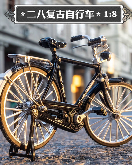 Alloy Eight Bars Traditional Old-Fashioned Bicycle Model