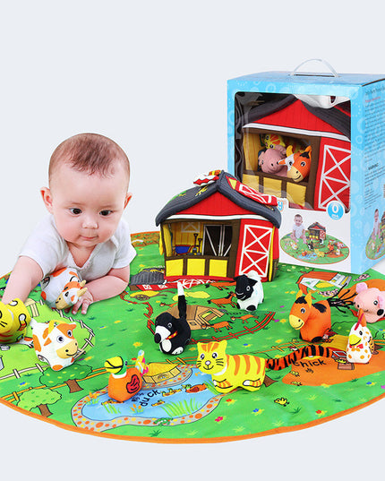 Baby Baby Play Blanket Early Education Animal Toys - Vibes Harmony
