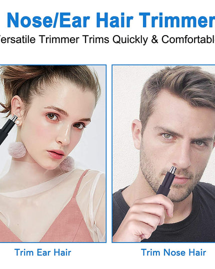 Ear And Nose Hair Tmmer For Men And Women-2020, Professional & Painless Nose Hair Clipper Remover With Stainless Steel Blad & IPX7 Waterproof System  Amazon Banned - Vibes Harmony
