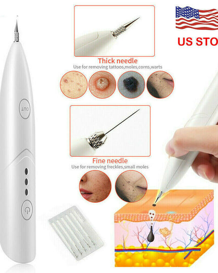Ion Laser Freckle Skin Mole Dark Spot Remover Face Wart Tag Tattoo Removal Pen - Vibes Harmony