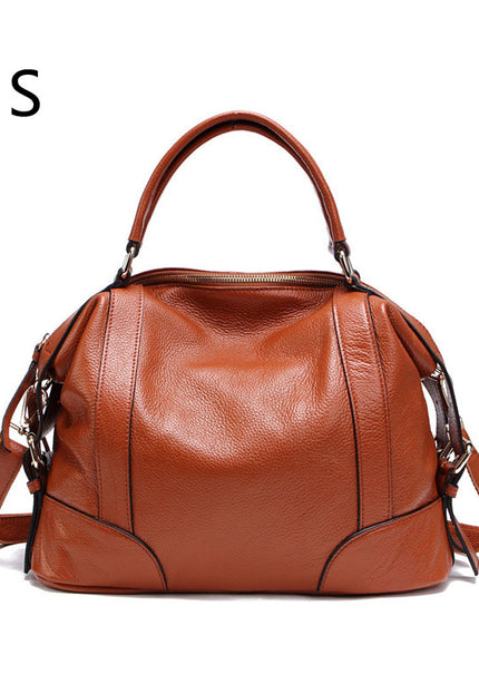 European And American Leather Top Layer Cowhide Bag For Ladies