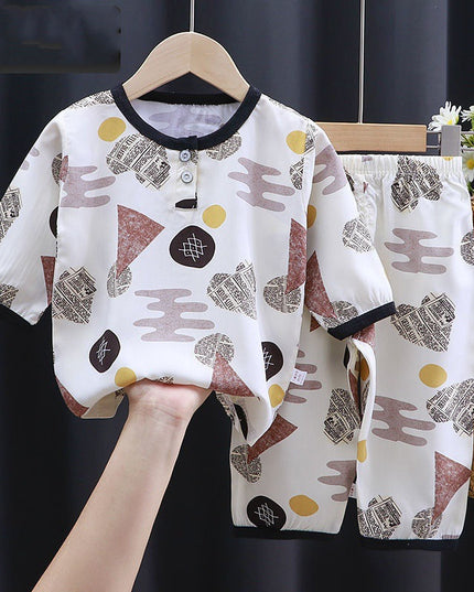 Summer Clothes Cotton Silk Air-conditioning Clothes Baby Clothes - Vibes Harmony