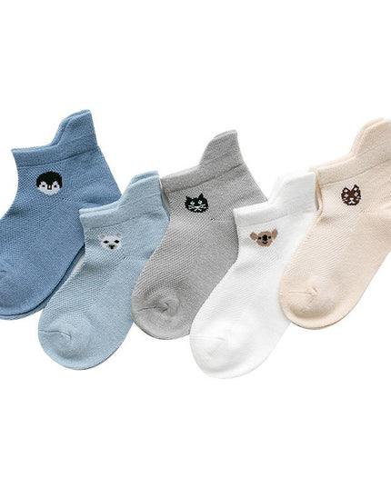 Cotton breathable male and female baby socks