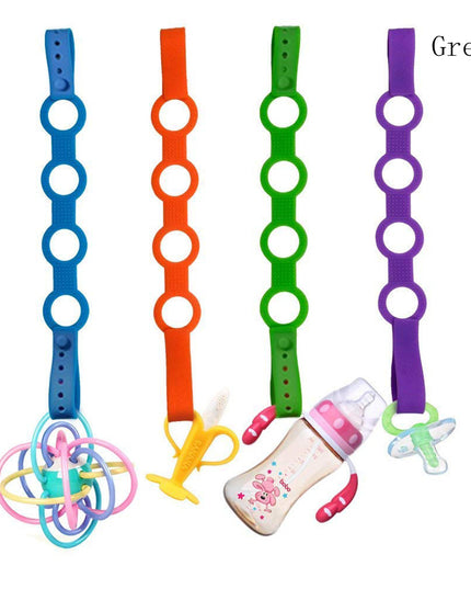 Pacifier Chain Silicone Chain Anti-drop Chain Baby Pacifier Anti-lost Baby Bottle - Vibes Harmony