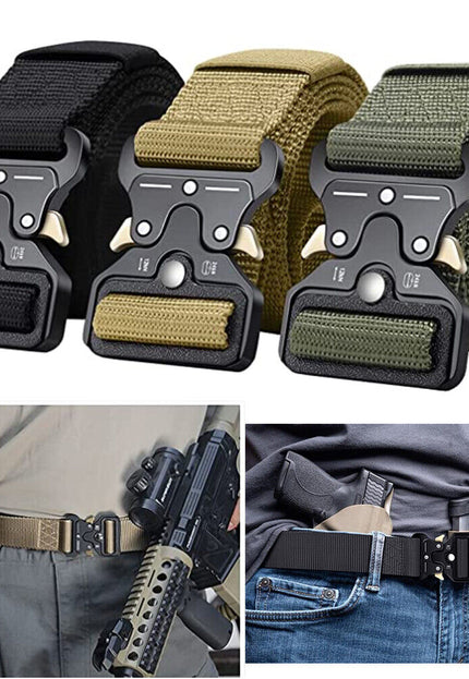 PREMIUM Men Casual Military Belt Tactical Waistband Rescue Rigger Nylon Belt USA