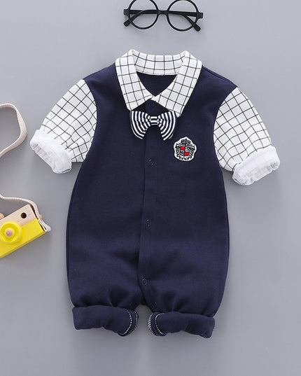 Baby Clothes Cotton Gentleman's Children's Clothes Romper - Vibes Harmony