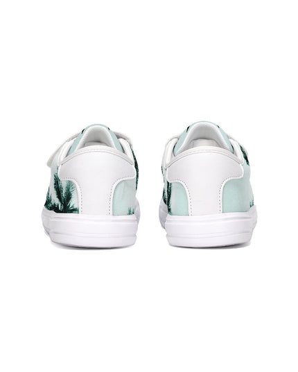 Find Your Coast Kids Canvas Palm Tree Velcro Sneaker Shoes